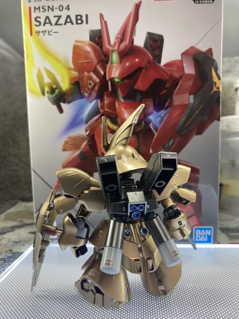 後ろから。シールドの接続部が塗れて無い事に気づいた。(°▽°)