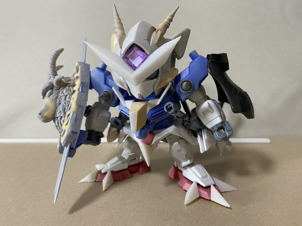 塗装のためバラしてる途中で急遽リペアを思いつき、でっちあげる。笑