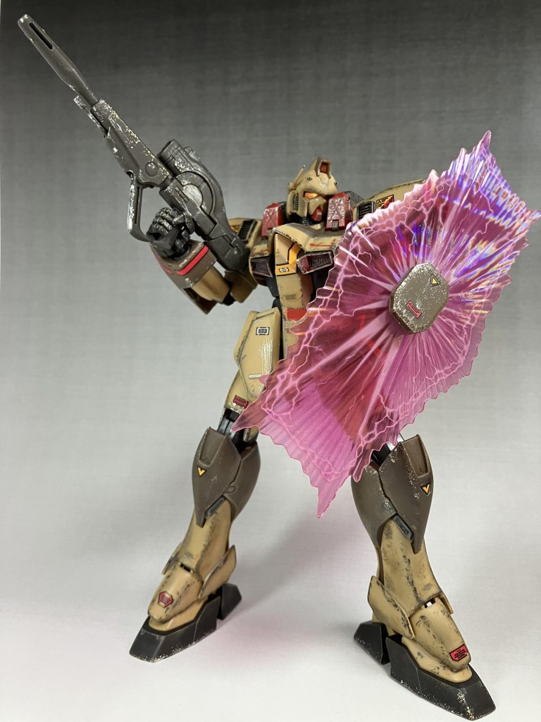RE/100のビームシールドはきれいでいいですね…私はすきです