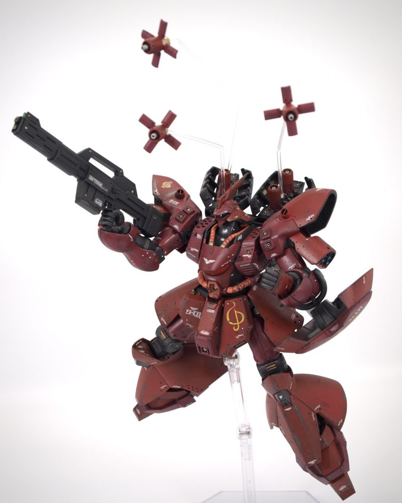 1/144 HGUC サザビー–6枚目/制作者：@FATSOULDT