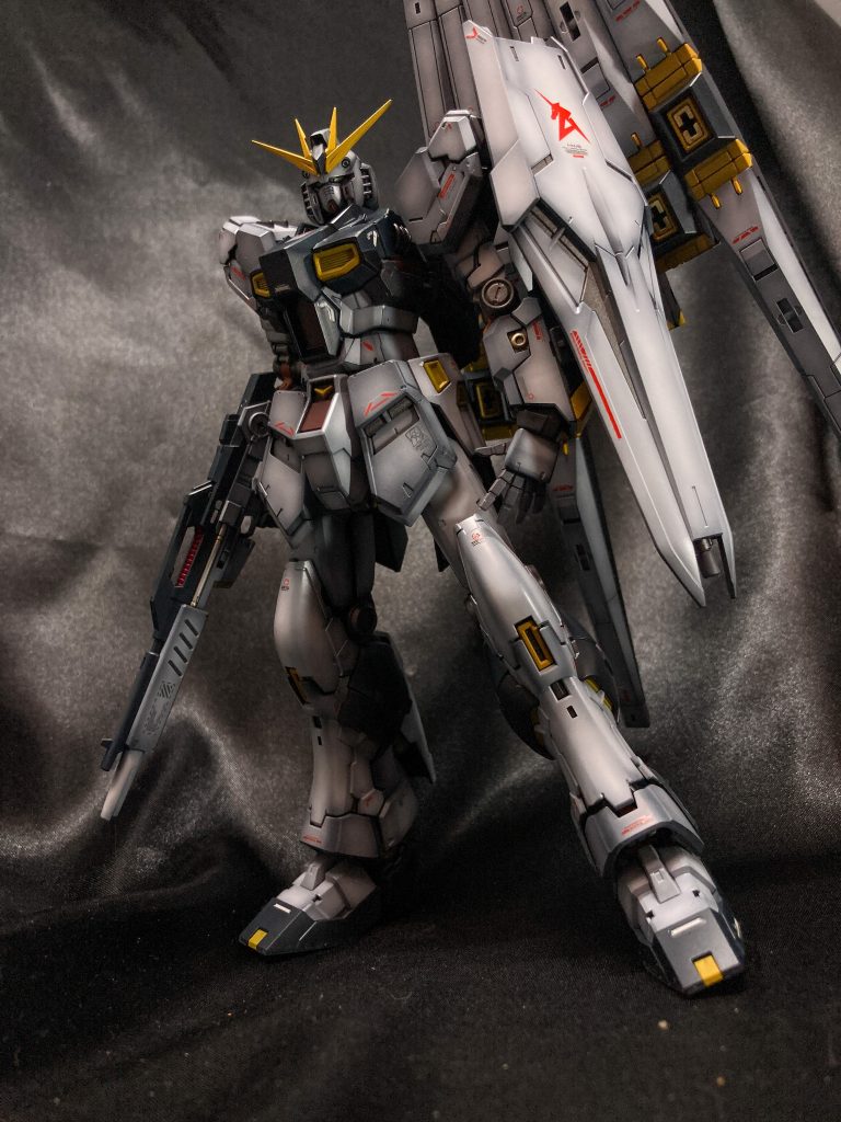 RG νガンダム HWS–3枚目/制作者：@Nekohige0511
