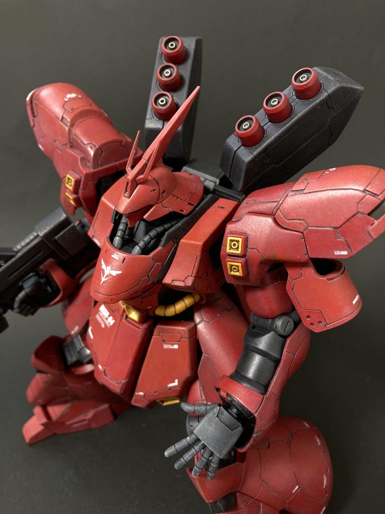 HGUC サザビー–7枚目/制作者：筆塗りおじさん