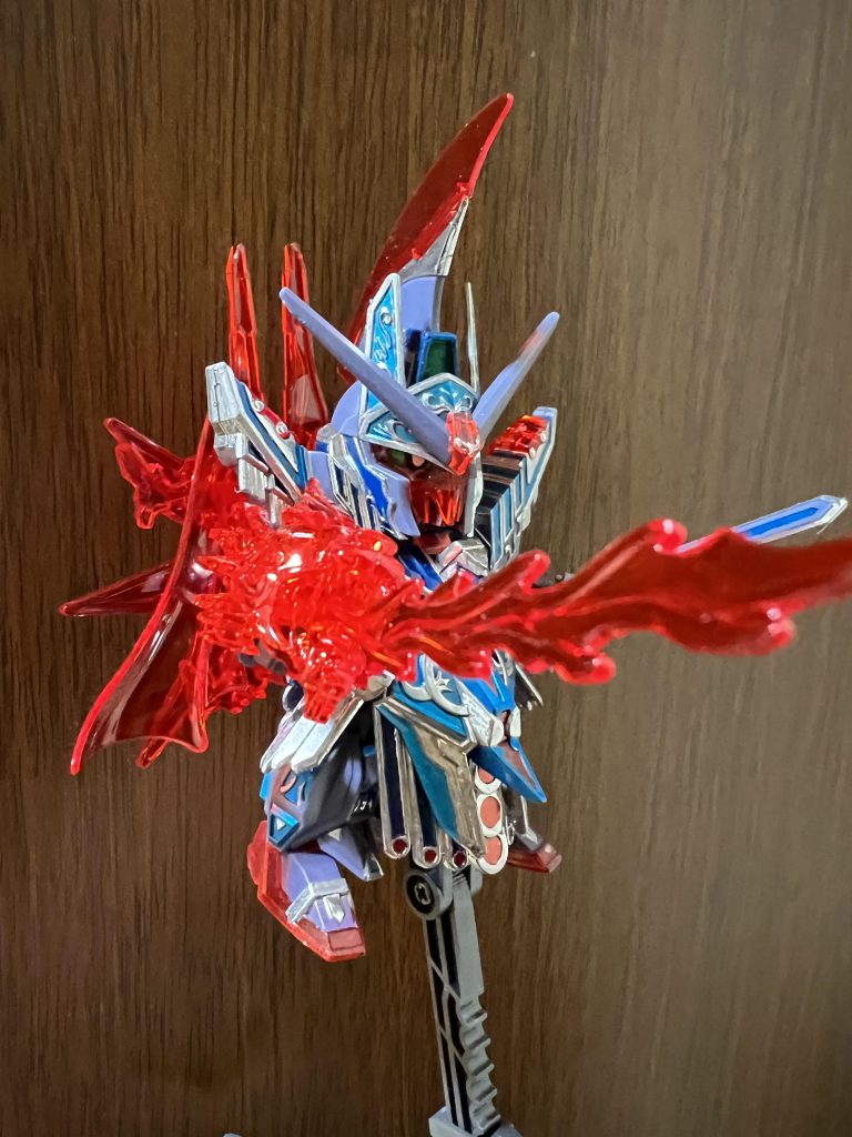 右からコスモメタブルーも素敵次はHGのパーフェクトストライクガンダムを作りますご覧いただきありがとうございました 