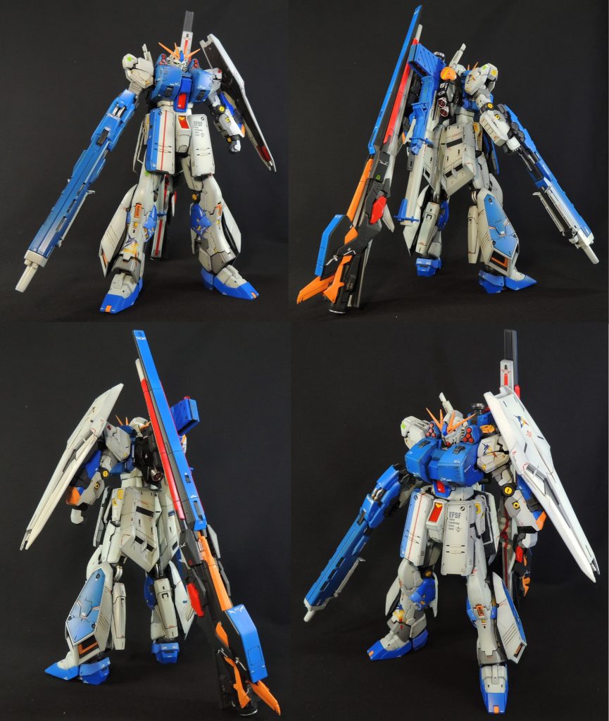 追加されたアーマーにより、ロングレンジ・フィン・ファンネルと相まって、力強いシルエットになったと思います。