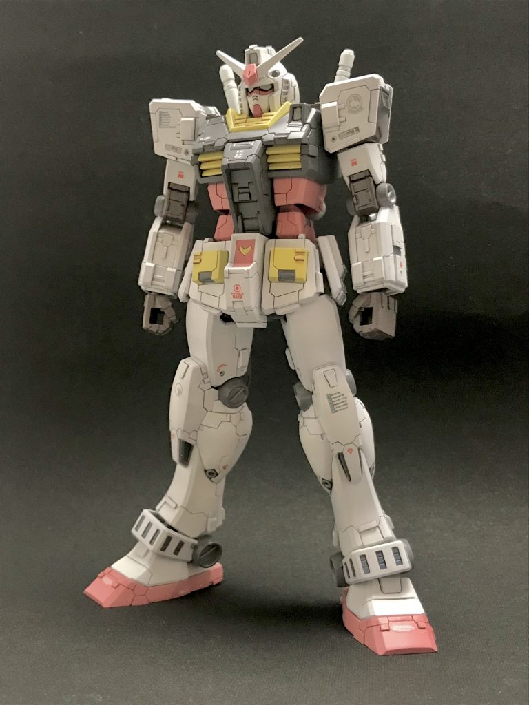 あえて最初に弱点を挙げると、バックパックがKPSなのでスジボリ や細かい加工がし辛いこと。それ以外はすごく良かったです、EG！　(いまさら) 色や武器を変えたり、私の場合はディテールを増やしてお値段以上感を出してやろ！　うとか、それぞれモデラーのテンションが確実に上がるであろう素晴らしいキットです。