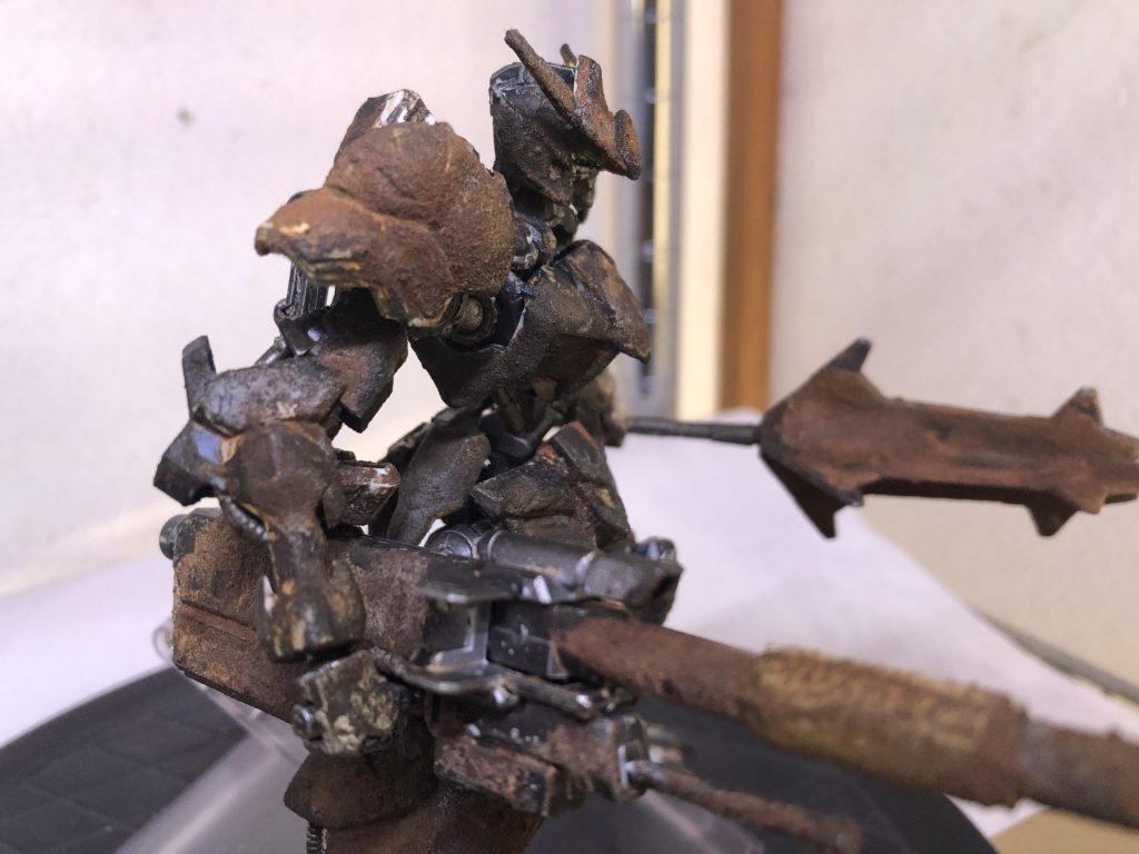 2日目。赤錆が出てきました