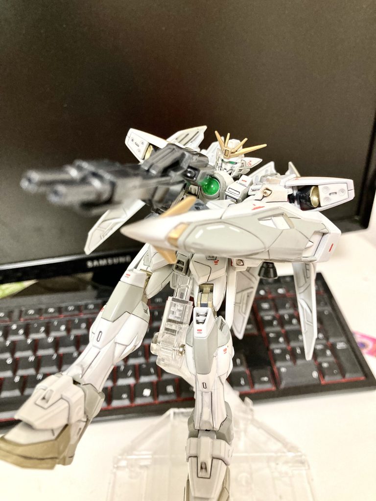 XXXG-00W0 ウイングガンダムゼロ（ver.スノーホワイト）–3枚目/制作者：pochi