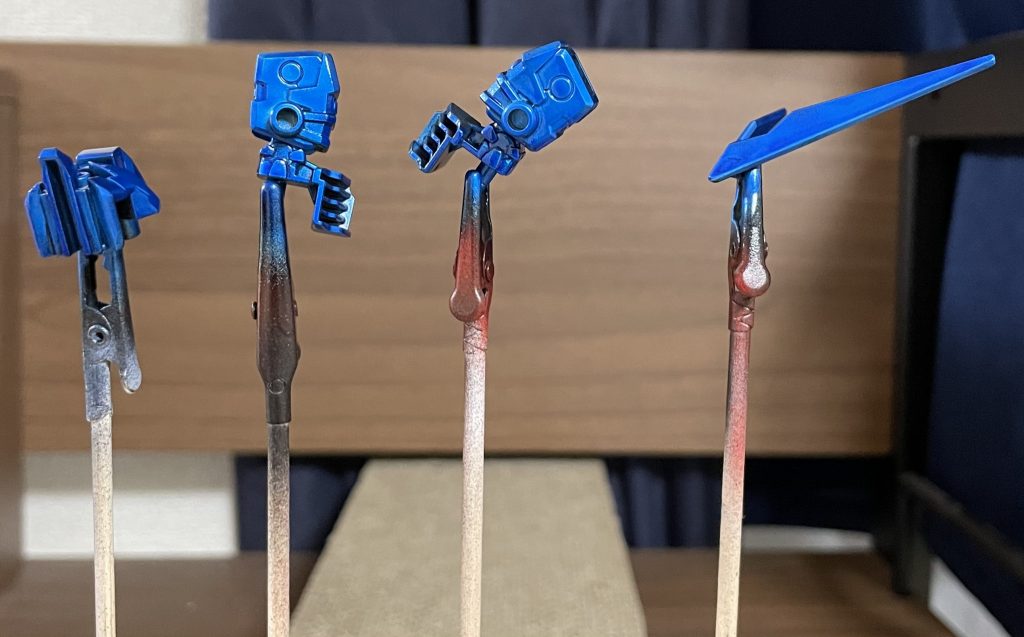 キャンディー塗装の様子です！まだまだ修行が入りそう😰