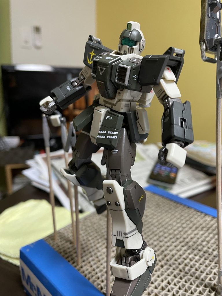 水転写デカール貼り後