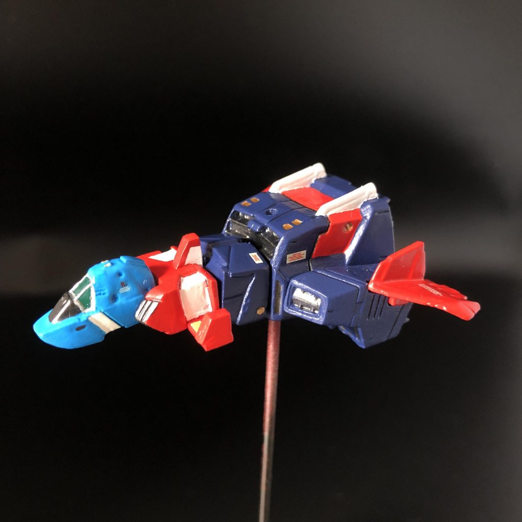 Gスカイイージー。コアファイターとBパーツの接続部は、コンバージのコアファイターを使って、それらしくしました。