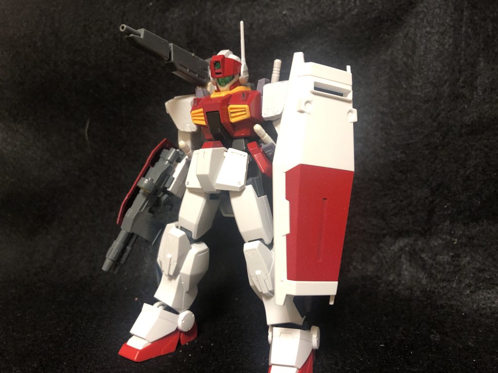 フルアームド2連装ビームライフル＋シールドの装備に強化型バックパックを追加したもの。バックパックと脚部は出力をさらに強化。追加装備としてビームサーベルとビームキャノンを搭載されており、宇宙空間などでも苦なく戦闘をすることが可能。またビームキャノンは用途に応じて、ガトリング砲と交換が可能となっている。