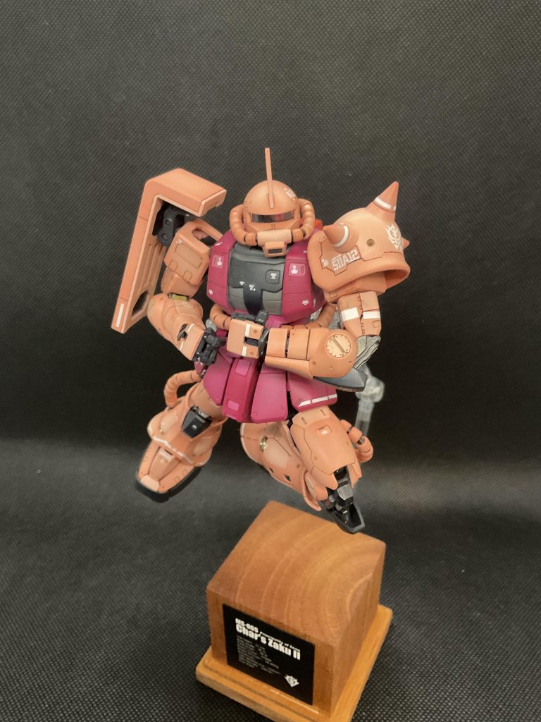 RGシャア専用ザクⅡ グラデーション塗装–4枚目/制作者：モリラボ