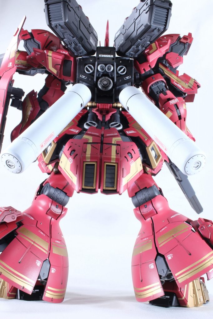 バーニア一部のみエナメルを筆塗りにて