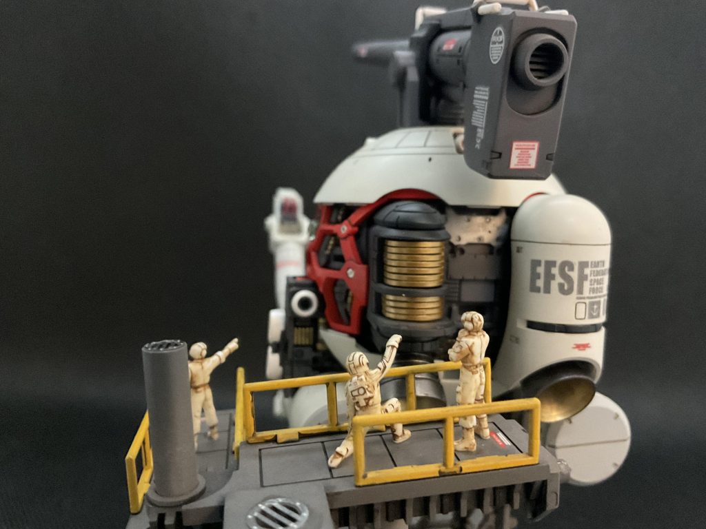 【MG】 ボール verKA 整備ドック ジオラマ–3枚目/制作者：モリラボ