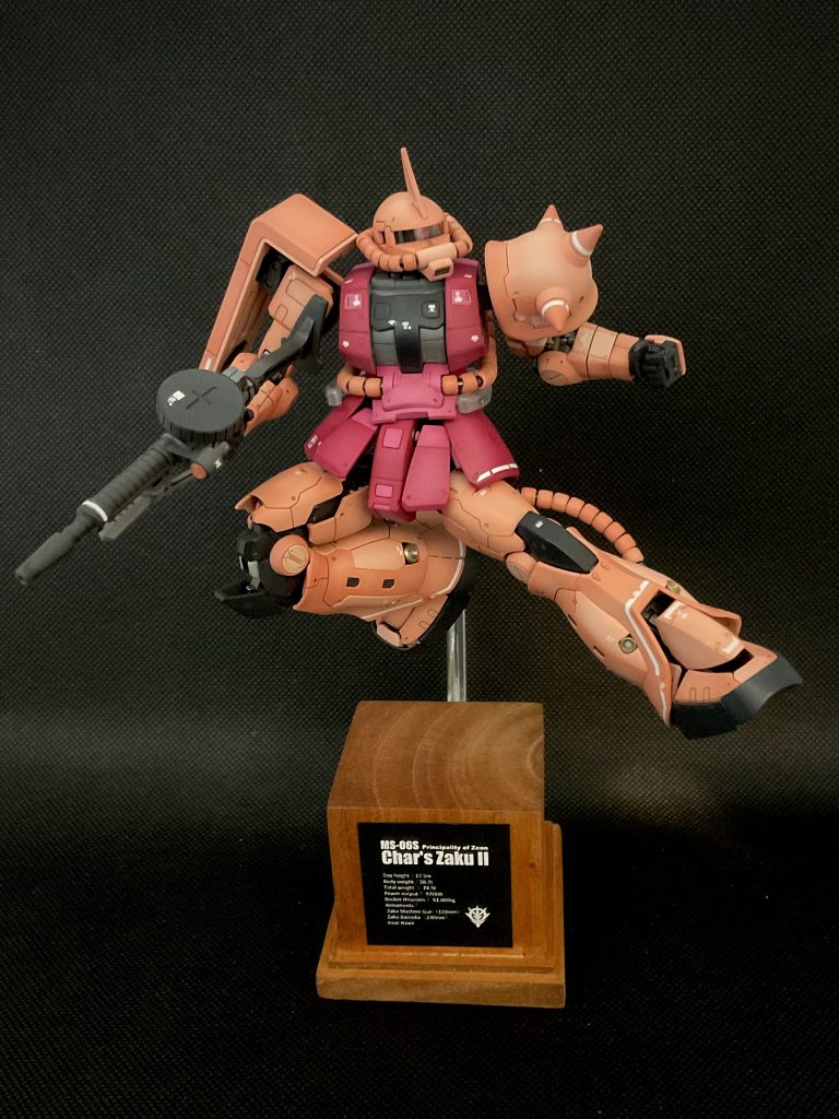 RGシャア専用ザクⅡ グラデーション塗装–3枚目/制作者：モリラボ