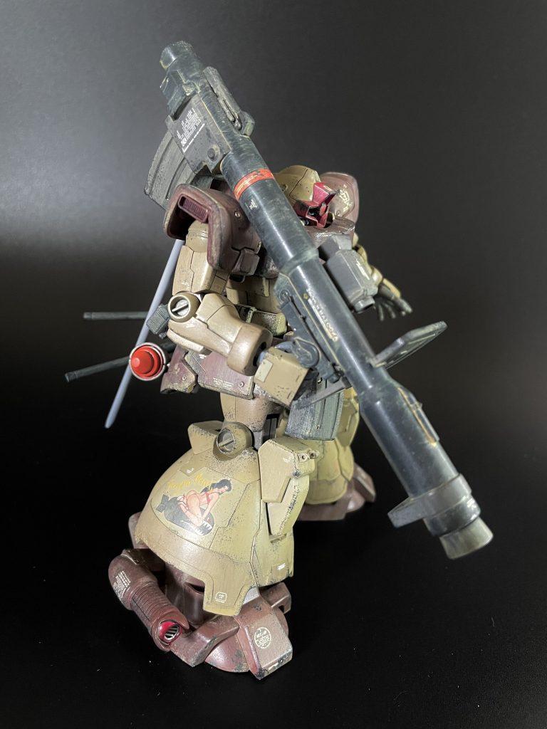 HG ドムトローペン　ビッグフット化　ノーズアート–2枚目/制作者：モリラボ