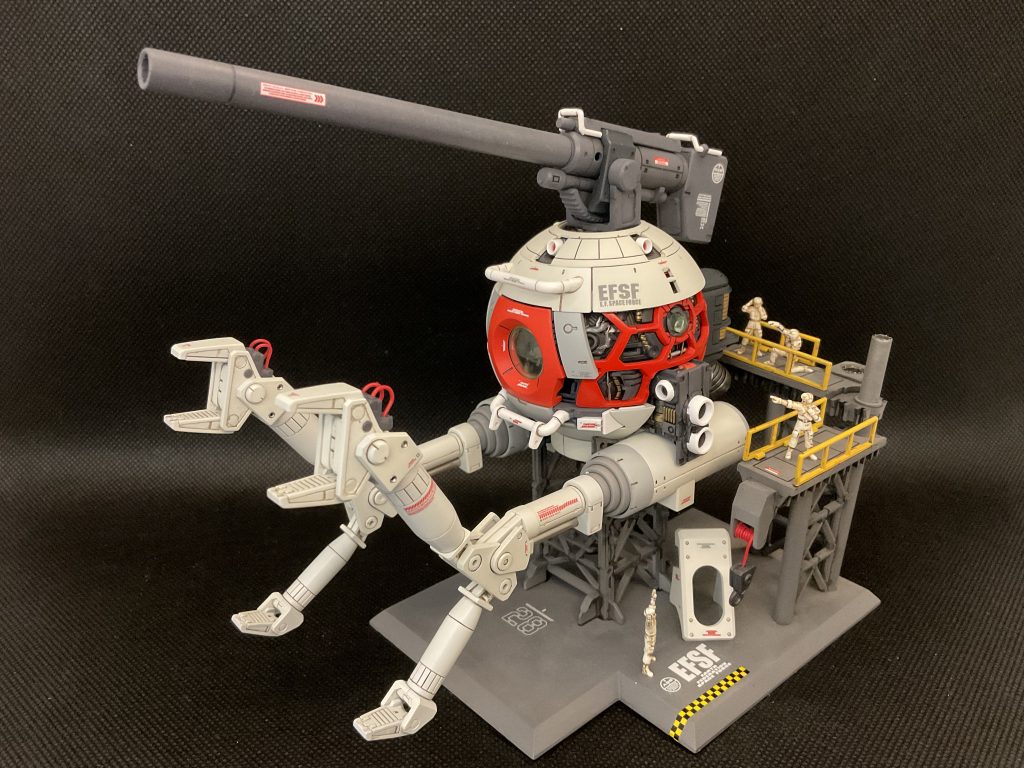 【MG】 ボール verKA 整備ドック ジオラマ–2枚目/制作者：モリラボ