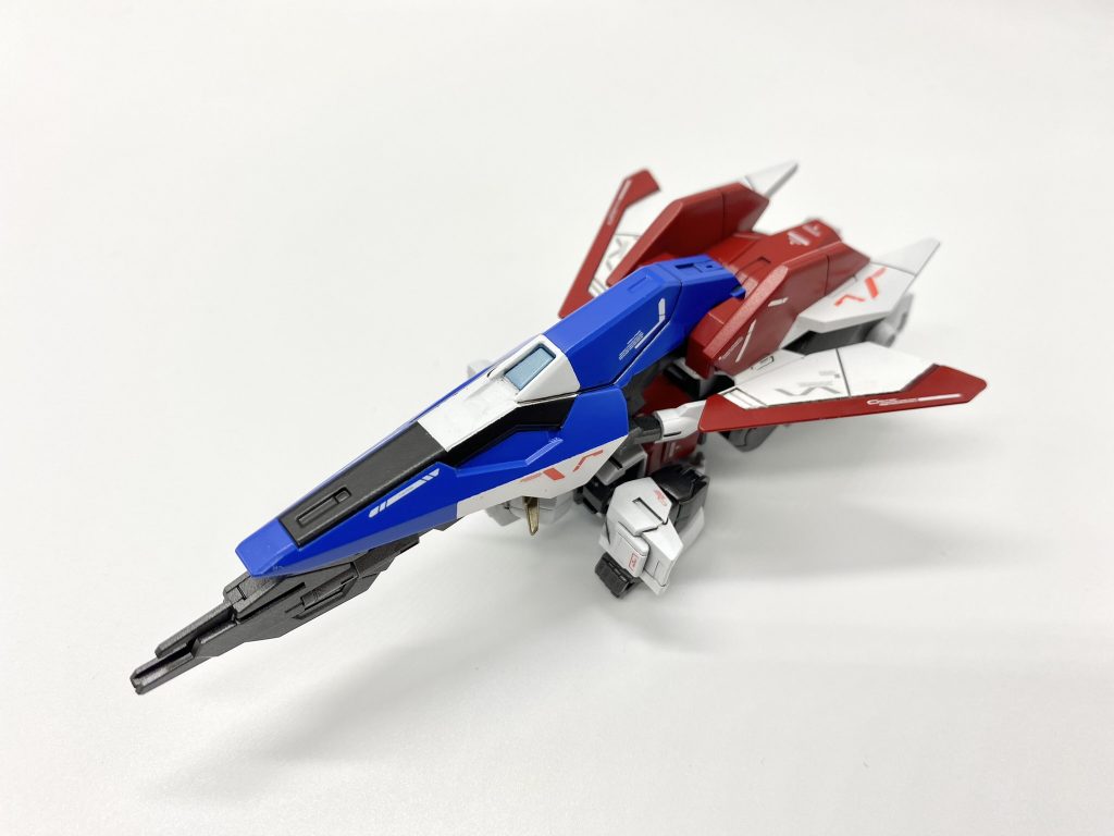 変形!コアファイター!コアファイター形態ではトリコロール色が再現できるように塗装しました