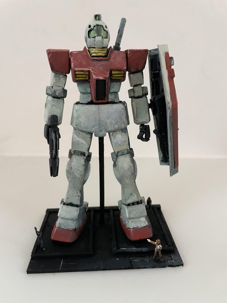 HGUC エコプラ ジム アクリルガッシュ全塗装–3枚目/制作者：NbHaruto