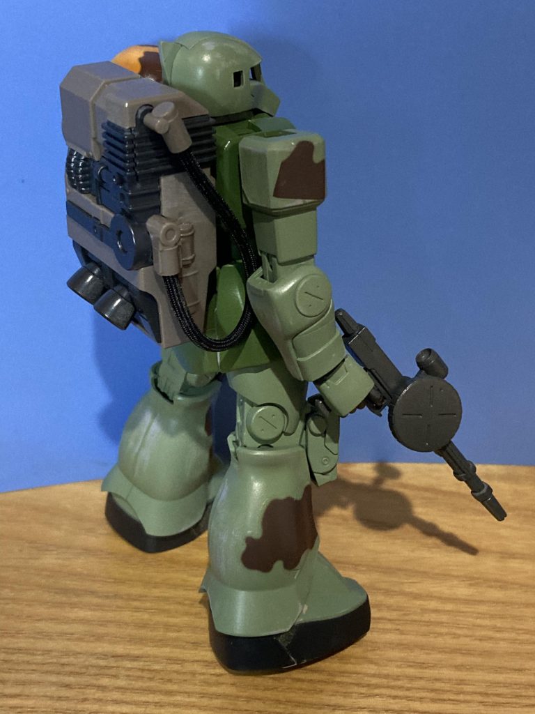 バックパックはもしかしたら他の思いつきの際に使うかもと思い塗装せず成形色のまま