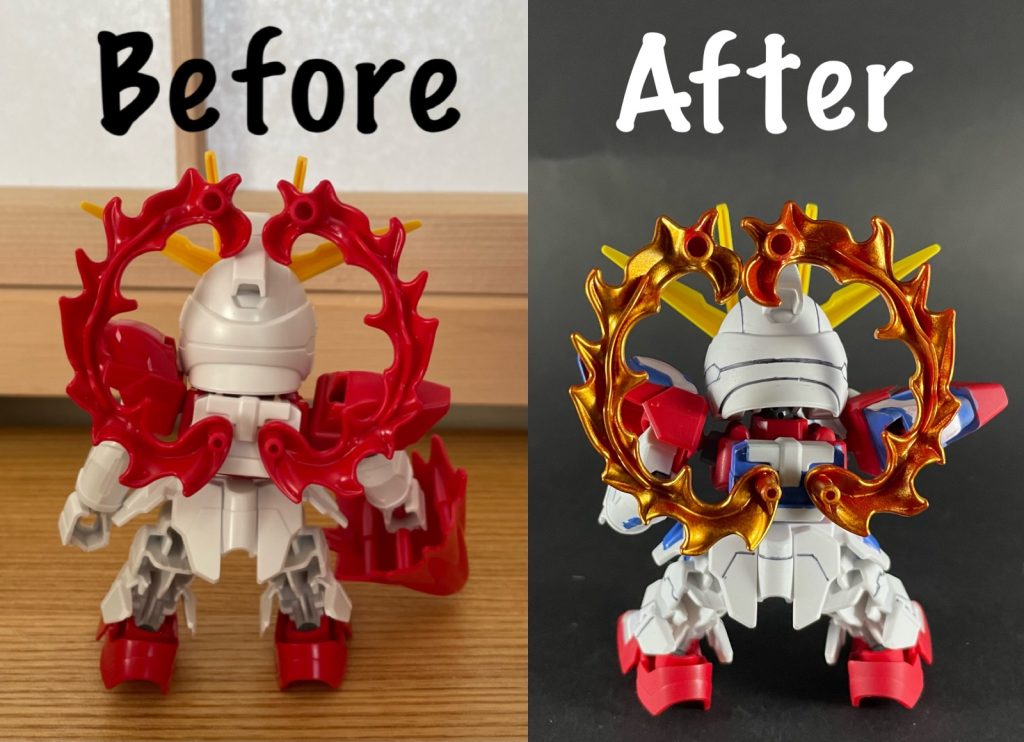 スミ入れもガンダムマーカーを使用しました