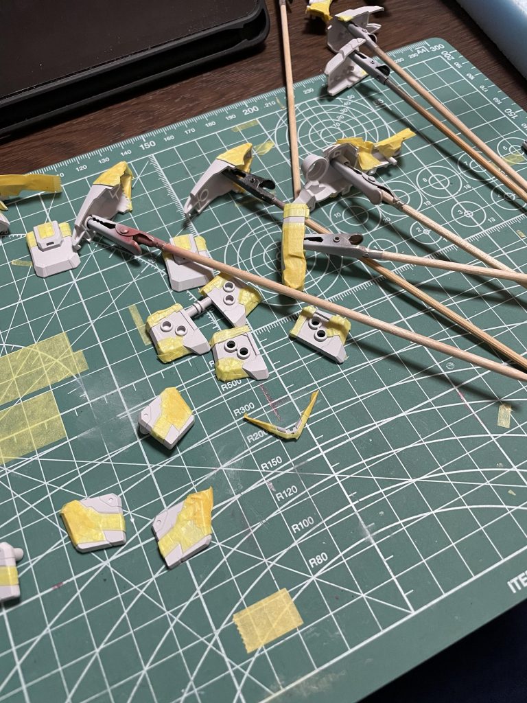 予想通りのマスキング地獄_(:3 」∠)_