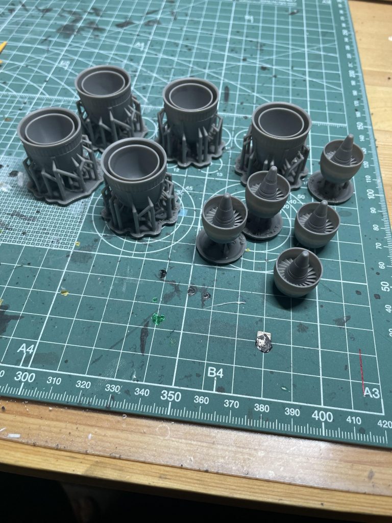 バーニア、ライフルは3Dプリンタで製作しました?