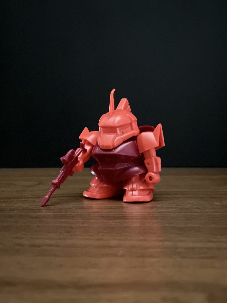 BB戦士シャア専用ゲルググを量産型で仕上げました。