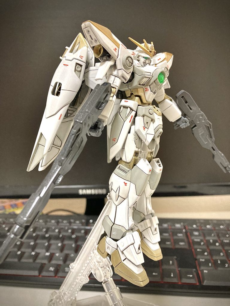 XXXG-00W0 ウイングガンダムゼロ（ver.スノーホワイト）–2枚目/制作者：pochi