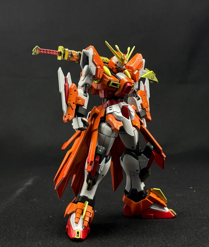 息抜きに始めた為、基本的にはブレイジングガンダム素材で仕上げました