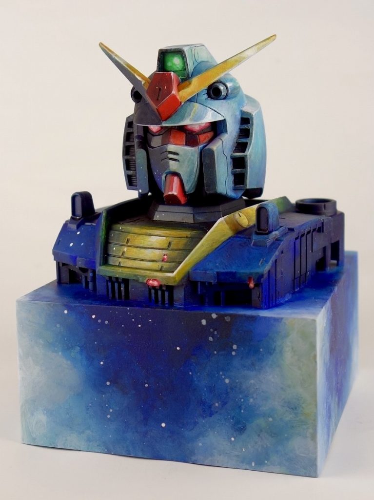 １／４８ガンダムヘッドモデル（with１／６０アムロ&セイラ）–6枚目/制作者：@館長