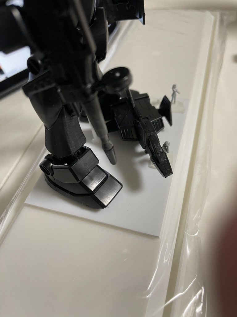 配置の予定、スタンドのサイズはケースに入るサイズで作成。