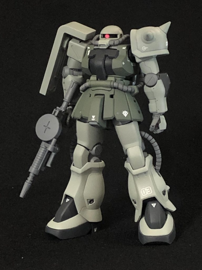 プロポーションは非常に良いので特に弄ってはおりません。