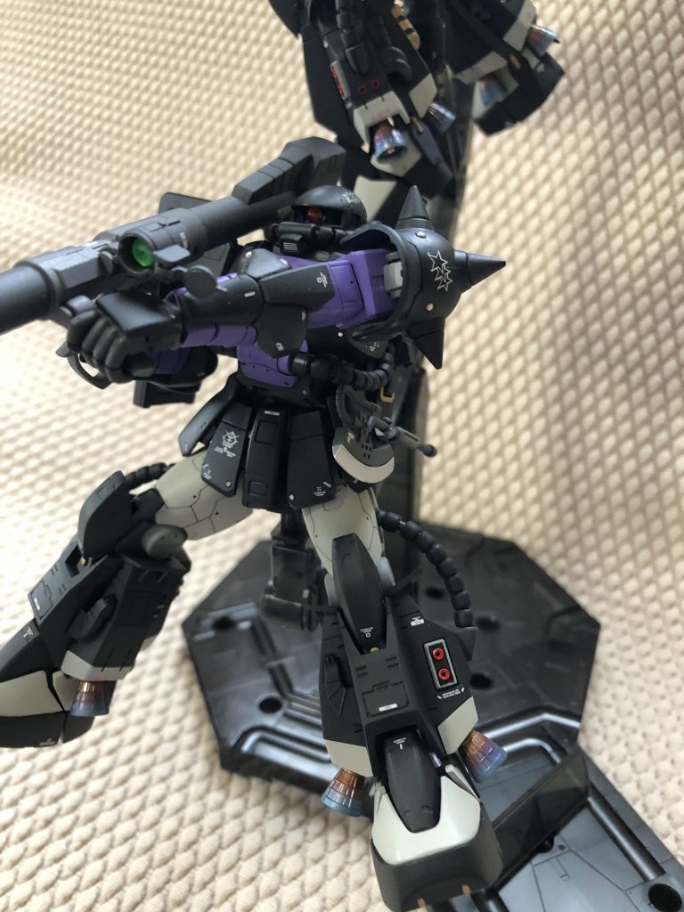 トリプルアクションベースもセットということで3機でのポーズ撮影。マッシュ機です。