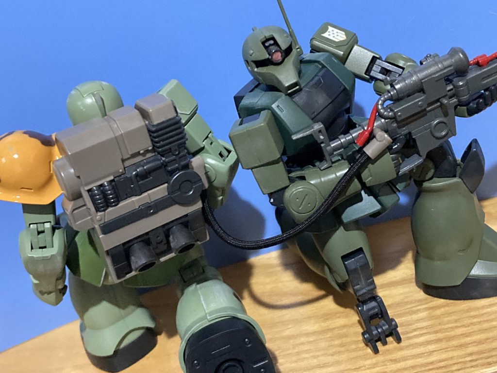 ジオラマの背景を引っ張り出すのもなんだったので僚機のスナイパーさんとパシャり