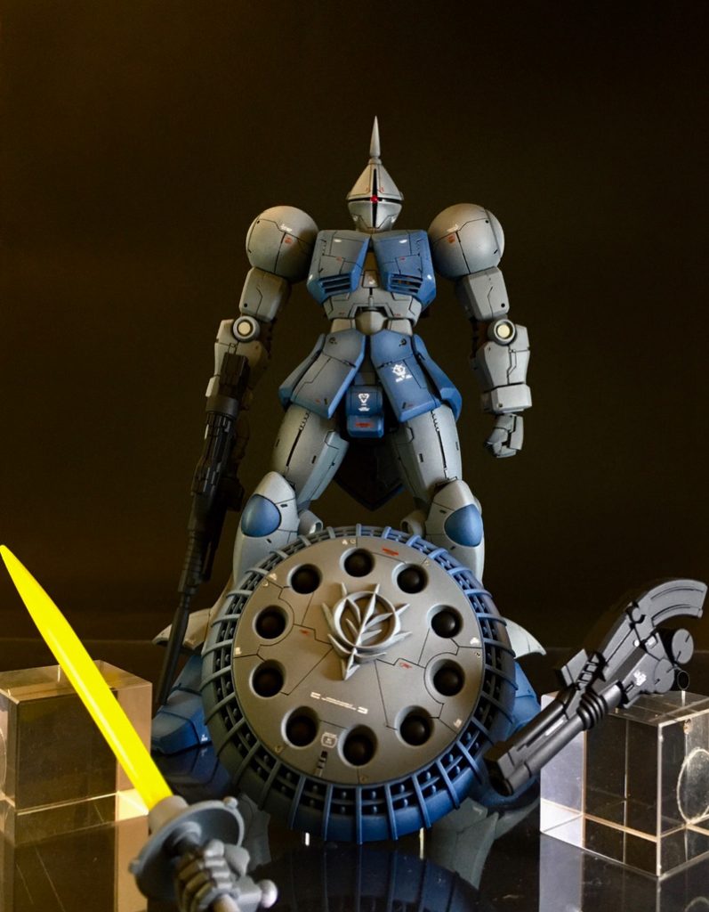 シールドの彫り込みはこだわりました(o^^o)