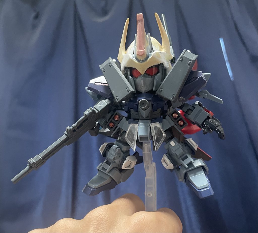 で、2日目にはこの状態。頭部のスクラッチに少し時間がかかったくらいで、全体的にはスムーズに作業できました。