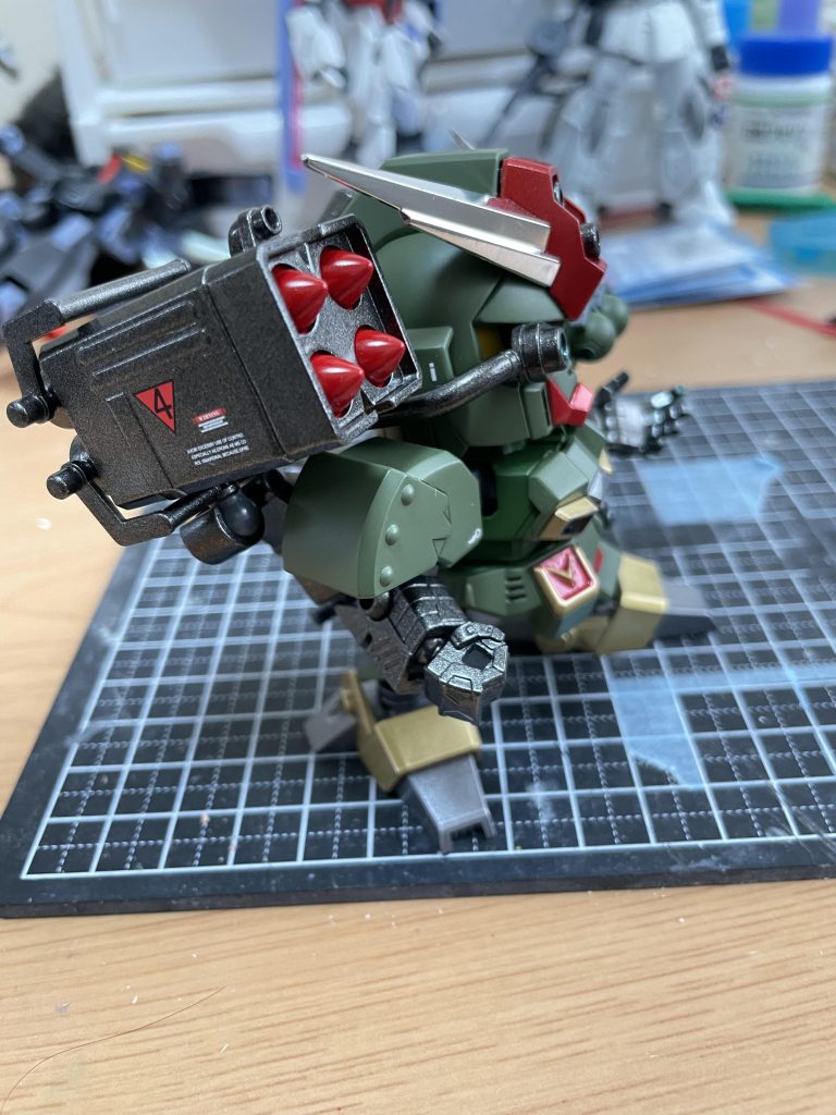 今回のデカールの好きなとこはこの組み合わせです!アレックスの水転写デカールにミサイルの弾数にあった良いヤツがあって使えました!!