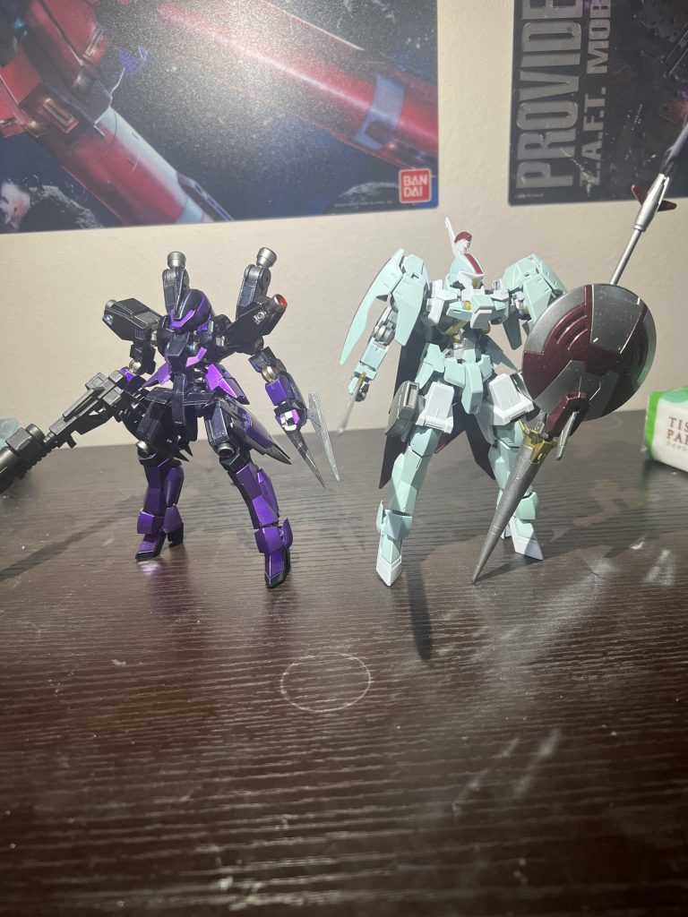 以前投稿したグレイズリッターと一緒に。ご覧いただきありがとうございました。