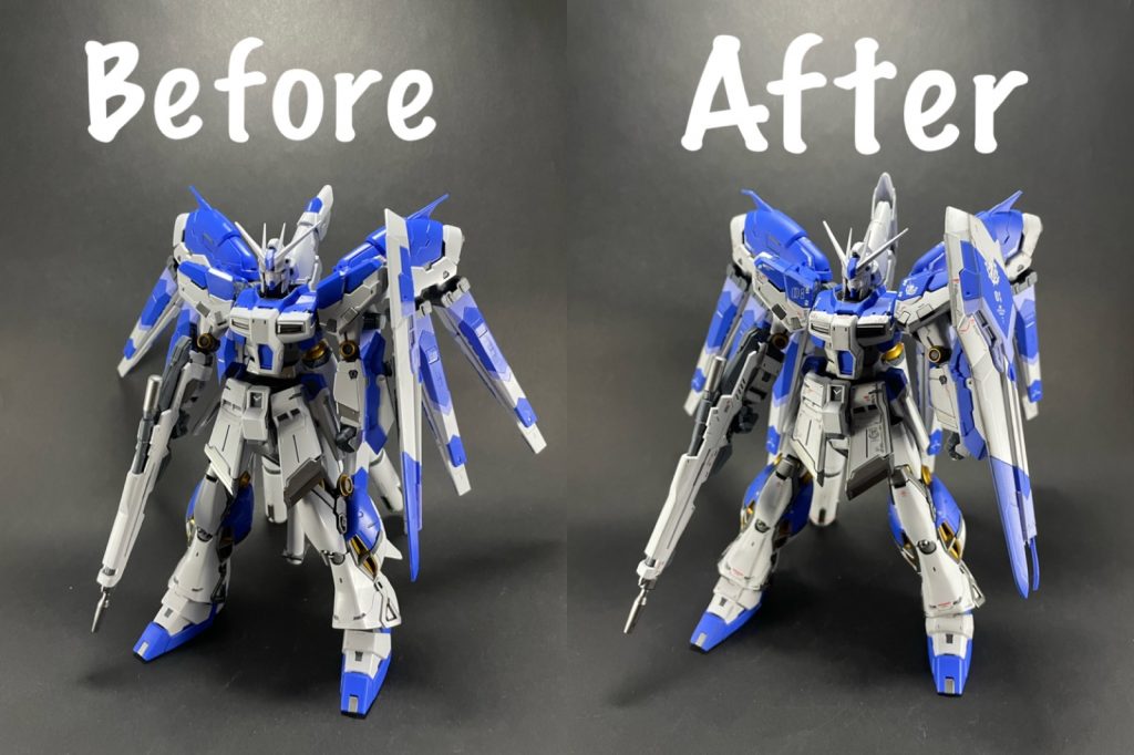 素組みとのビフォーアフター!大きく変わってはいないですが、密度は上がったかなと思います♫