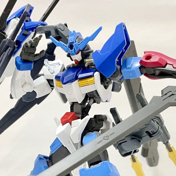 ASW-GN-001 ガンダムヱクシア改肆連休中に初めてミキシングに挑戦したのですが、休みの間に完成しなかったので、一旦投稿しておいてみます。鉄血風のリペアIVを目指しています。いつか完成しますように…（1枚目）