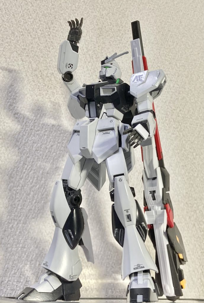 せっかくなので立像ポーズ