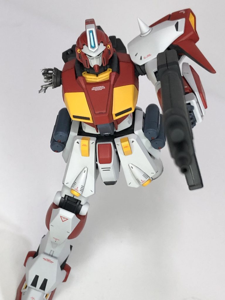 オマケでラストバトル再現用のダメージパーツを作成。　堕ちろ！ガンダム‼︎