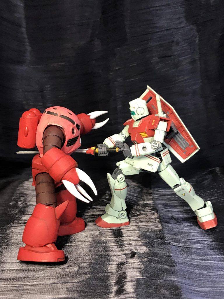 「マーズフラッシュ!!」赤いズゴック「ギー!」