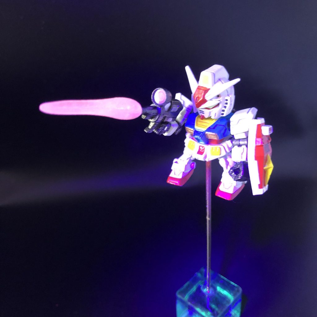 ビームサーベルのビーム部は、ライフルにも着けられます。