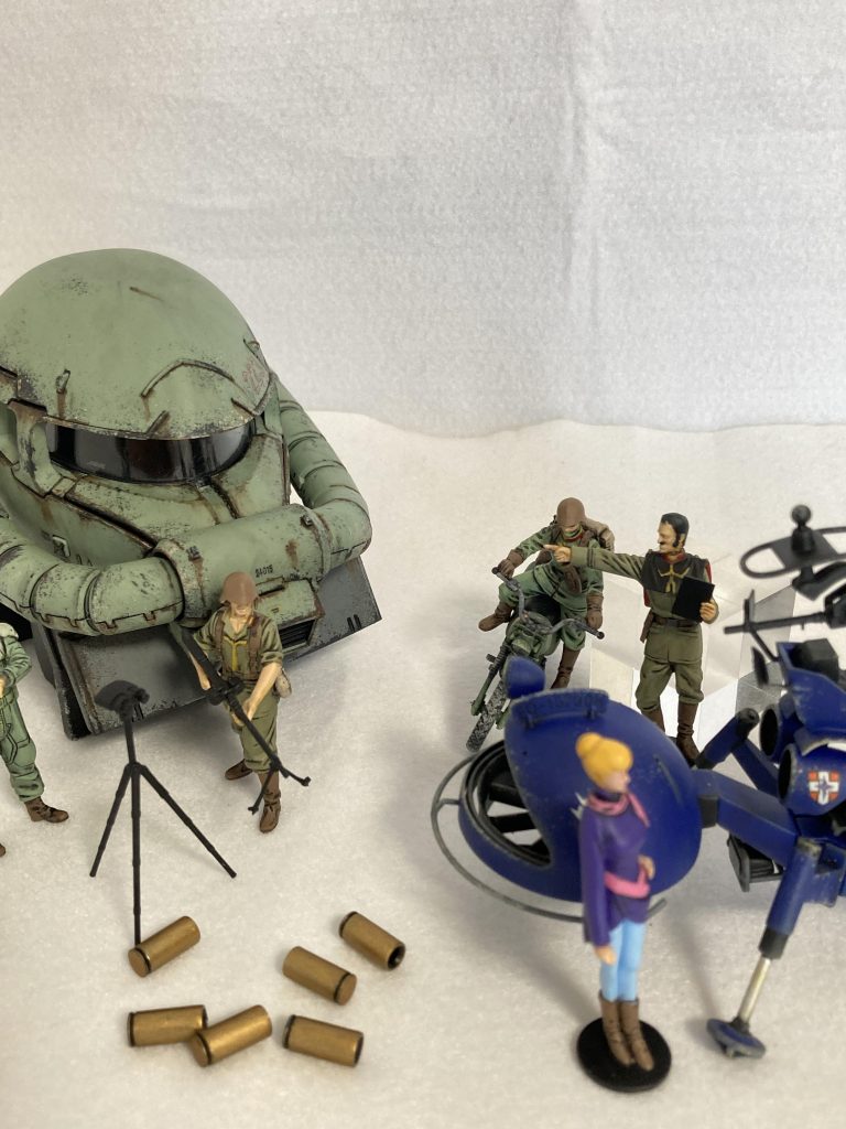 1/35 ジオン公国軍 ランバ・ラル独立遊撃隊セット U.C.ハードグラフシリーズNo.2–7枚目/制作者：@gyuuuutora