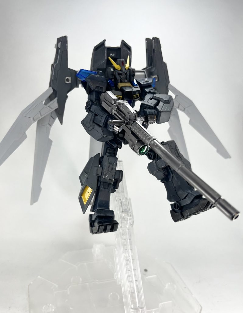 手足は個人的に好みなサンボルFAガンダムからパワードジムカーディガンのパーツで各部を強化しています