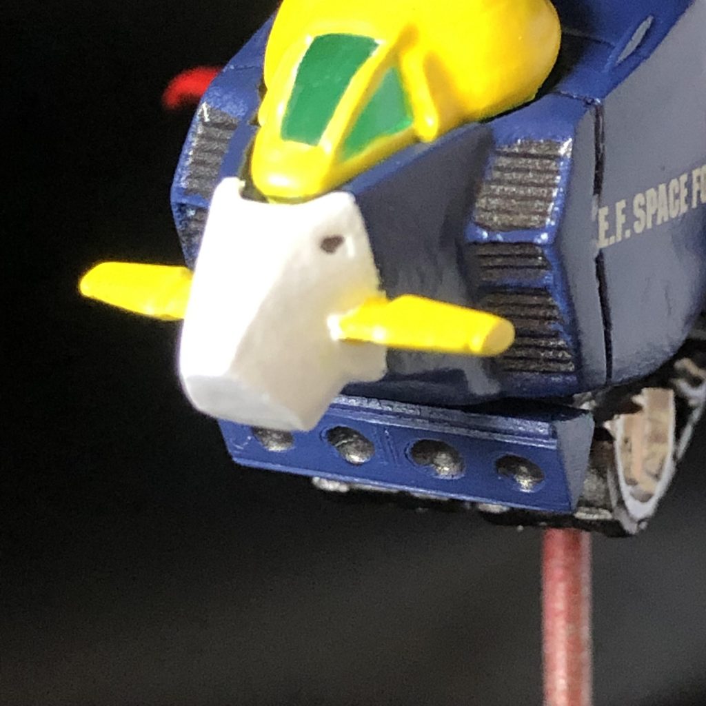 4連ミサイルユニットです。プラ板で作成。