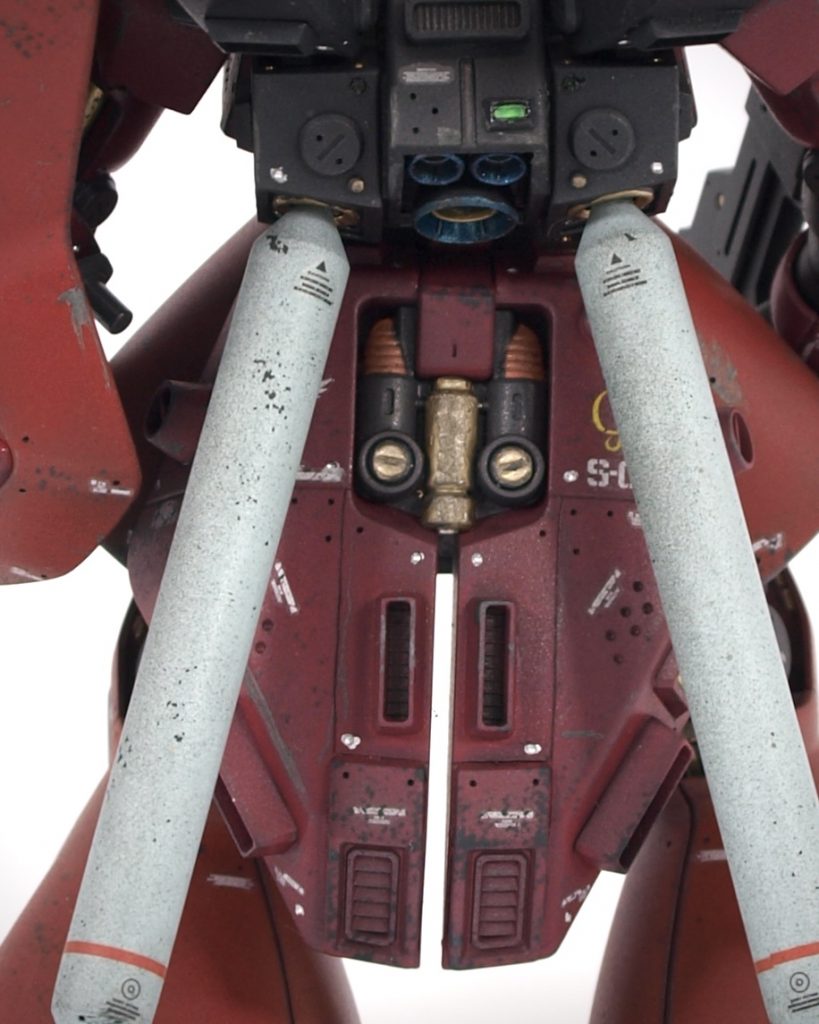 リアスカートはけっこう弄ってますプロペラントタンクはWAVEさん製の社外品をちょこっと弄って換装してます