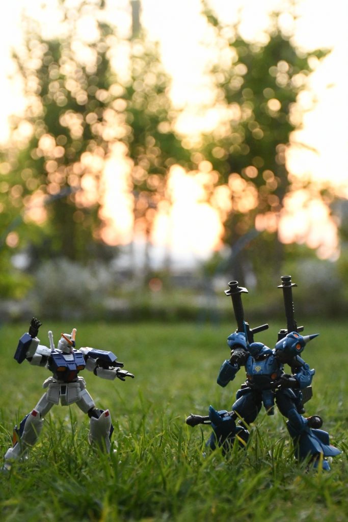 別ポーズ格闘前って感じです。